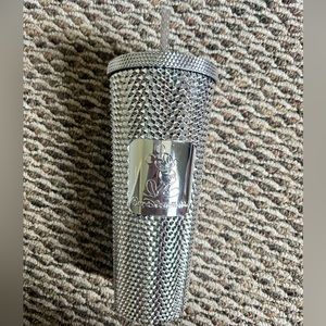 Silver Starbucks Disney Cup